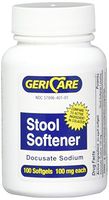 DOCUSATE SOD 100 MG 100 Softgels