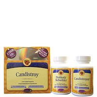 Natures Secret Candistroy 2 Part Program - 60 tablets per bottle, 2 bottles per pack -- 3 packs per case.