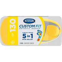 Dr. Scholl’s Custom Fit Orthotics CF 130 2-Pack Shoe Sole Insole Inserts