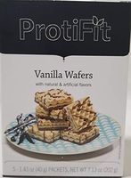 Proti Fit High Protein Wafer Bar - Vanilla (5 Servings/Box) - Trans Fat Free, Aspartame Free, Cholesterol Free