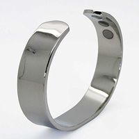 Unisex Copper Bracelet with Magnets for Arthritis Silver Toned Healing Bracelet Copper Bracelet for Pain Relief Sizes M-XL Magnetic Bracelet-SB (L: Wrist 7½"-8½")