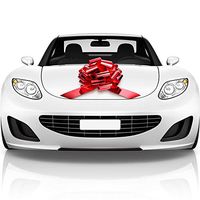 16 inch Large Bright Red Car Bows Car Gift Bow Giant Bows for Grand Gift Decor Festival Gifts Wedding Car Decor Christmas Presents Ball New Houses
