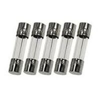 Pack of 5, GDC 6.3A 250v Slow-Blow Glass Fuses, T6.3A GDC 6.3A 6.3 amp