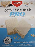 Crunch Pro Protein Energy Bar, French Vanilla Creme, 4 Bars, Total Weight 8.2 oz (Pack of 2)