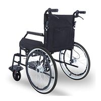 MLX Folding Elderly Wheelchairs, Elderly Trolleys, Scooter Wheelchairs, Shockproof Solid Tires, Suitable for People with Disabilities