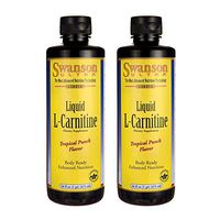 Swanson Amino Acid Liquid L-Carnitine Body Ready 16 fl Ounce (1 pt) (473 ml) Liquid (2 Pack)