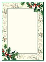 Painterly Holly Thank You Cards