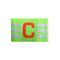Iusun Nylon Elbow Exercise Health Care Elbow Compression Sleeve Football Soccer Adjustable Elastic Captain Armband (Green)