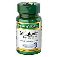 Nature's Bounty Melatonin 1 mg Tablets, 180 Count
