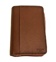 Dropp Kitt Diabetic Travel Carry Case Leather Supplies Organizer - Tan