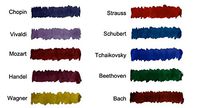 Diamine Refills Music 10 Bottles Ink Set - DM-6000