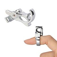 Cigarette Holder, Veesoo Set of 2 Metal Cigarette Holder Cigarette Ring Clasp Sliver Cigarette Finger Ring Holder for Men and Women