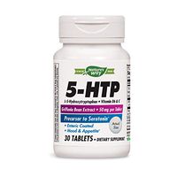 Nature's Way 5-HTP L-5-Hydroxytryptophan Vitamin B6 + Vitamin C + Griffonia Bean Extract 30 Count