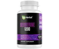 BE HERBAL High Potency Berberine Supplement 1200mg | Healthy Blood Sugar | Glucose Metabolism| Boost Immune System | Cardiovascular Health | Weight Management Support| Premium Grade – 120 Capsules