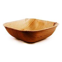Eco-Gecko 7" SQUARE Palm Leaf bowl/Case / 100ct