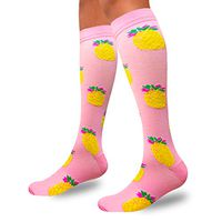 Compression Socks For Women&Men 1/3/6 Pairs - Best Medical for Running Athletic Flight Travel Circulation Recovery, 20-30mmHg (Assorted 21-1 Pair, Small/Medium)