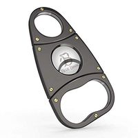 Blue Bison Cigar Cutter | Double Cut Blade | Stainless Steel Guillotine
