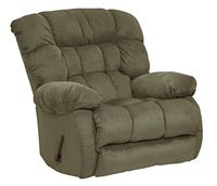 Catnapper Teddy Bear Swivel Glider Recliner - Sage (curbside delivery)