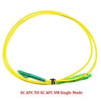 1 Piece 20 Meter SC APC to LC APC 9/125 SM Single Mode Fiber Patch Cord 3.0mm Simplex