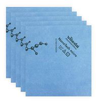 Vileda Professional | NanoTech Microfiber Cloth | Streak Free Cleaning | Keeps Environment Hygienic & Healthy | 5 Pack | Blue 