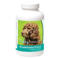 Healthy Breeds Dog Probiotic & Digestive Support Tablets for Boykin Spaniel - Over 200 Breeds - for Gas Diarrhea & Constipation - 60 Chewable Tablets