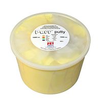 CanDo Puff LiTE Exercise Putty, Yellow: X-Soft, 54.4 oz