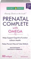 Nature's Bounty Prenatal Complete Multivitamin with Omega, 60 softgels