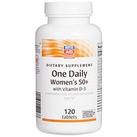 Rite Aid Dietary Supplement One Daily Women's 50+ with Vitamin D-3 Tablets, 120 Count