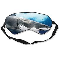 Big Shark Sleep Eye Mask for Sleeping Contoured Eyemask Silk Best Night Blinder Eyeshade for Men Women Kids