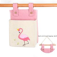 F&W WF Storage Bag - Bedside Storage Bag Large Capacity Multi-Function Diaper Bedside Storage Bag (Color : Pink, Size : A)