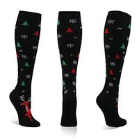 HLTPRO 20-30 mmHg Compression Socks Women & Men - Compression Stockings for Running, Nurse, Flight, Travel