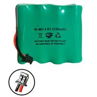 DSC-BATT2148V Battery 4.8v 2100mAh Ni-MH 17000153 4PH-H-AA2100-S-D22 DSC WKA5504 WS4920HE WTK5504