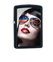 Zippo Bright Lights Indoor Outdoor Windproof Lighter Custom Personalized Engraved Message Engraving on Backside