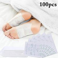 Foot Pads, Kapmore 100Pcs Pain Relief Foot Care Pads Health Care Pads with 100Pcs Adhesive Sheets for Foot Care, Sleeping & Anti-Stress Relief