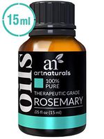 ArtNaturals 100% Pure Rosemary Essential Oil - (.5 Fl Oz / 15ml)- Undilued Therapeutic Grade - Focus Think and Breathe - For Diffuser, Hair Growth and Skin