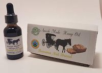 Banana Nut Bread Flavored Amish Made Organic Hemp Oil Extract with 2500 mg of Hemp Extract Reduces Pain, Anxiety and Stress. Helps with Sleep, Mood, Skin and Hair via Hemp Extract Oil Drops