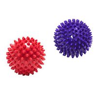 Massage Ball Hard & Soft Massage Balls Exercise Ball Fitness Ball 2 Pieces Massage Tools for Waist Belly Hip Muscle Relaxer Sore Muscles Acupoint Massage