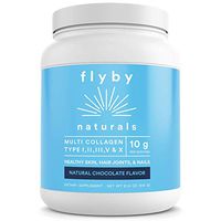 Chocolate Collagen Peptides Powder (21.6oz - 45 Servings) – (Type I, II, III, V & X) Hydrolyzed Grass-Fed Keto Protein Supplement for Hair Growth, Skin, Nails, Joints – Organic, Non-GMO & Pure