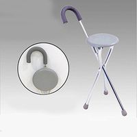 WW Crutch Old Man Multifunction Adjustable Medical Insurance Tripod Crutch Chair