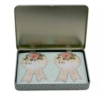 Papaya Art Holiday Glitter Sticker Sheet in Tin