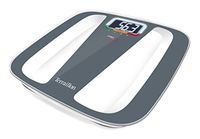 Terraillon Color Coach Quattro, Electronic Bathroom Scale, 4 User Memories, Colour Weight Variation, Automatic on/Off, 350 lb / 160 kg, Grey/White