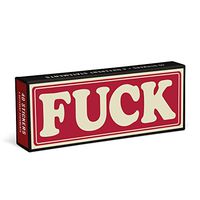 Knock Knock Statement Stickers Set, Box of 40 Stickers, 10 of Each Design, FCK, What The FCK, FCK No, FCK Yeah