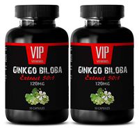 Anti inflammatory Pill - Ginkgo BILOBA 120MG - Extract 50:1 - Wellness Essentials Women - 2 Bottles (100 Capsules)