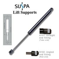 SUSPA Gas Spring/Prop/Strut/Shock 28 LB Force Per Prop and 56 LB Force Per Pair (set of 2) C16-02622, Made in the USA by SUSPA