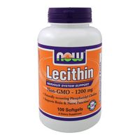 Now Foods Lecithin 1200 mg - 100 Gels 6 Pack