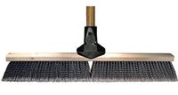 PFERD 85241 Flexsweep Push Broom with Lacquered Hardwood Block, 24" Block Length, 3" Trim Length