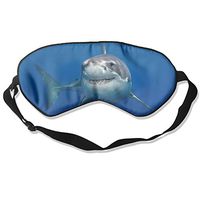 Silk Sleeping Mask Eye Animals Shark Lightweight Soft Adjustable Strap Blindfold For Night's Sleep Nap Travel Eyeshade Men And Women