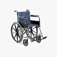 Invacare Tracer Ex2 Wheelchair Permanent Arms & Fixed Footrests/18 x 16