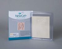 NewGel+ Silicone Gel Sheeting for Scar Management - 5" x 6" Sheet Beige (1 per box)
