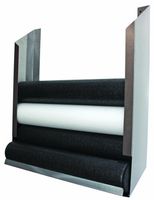 CanDo 30-2180 Foam Roller, Accessory, Wall-Mount Storage Rack, 36" Width x 10" Diameter x 40" Height